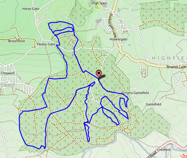 chopwell map